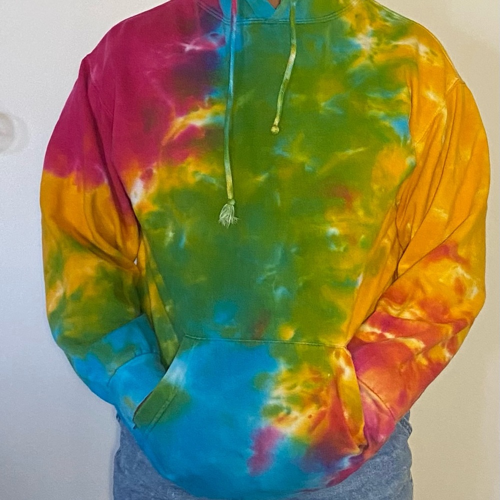 Tye Dye Over Sized Hoodie.